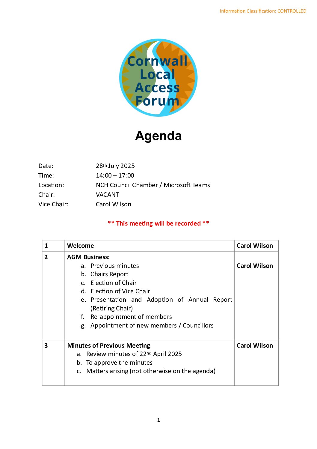CLAF Agenda 07-2025